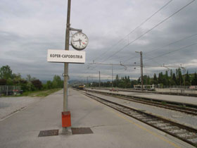 DSCN1823- Ankunft des Sonderzuges in Koper